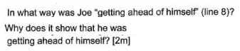 A question asking the child to explain an expression in context